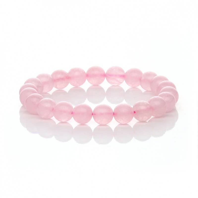 UniArt - Wholesale Cuff Bracelet - Natural rose quartz bracelet4