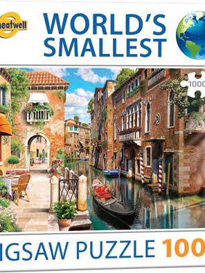 World's Smallest: Venice Canals - 1000 piece puzzle for wholesale by Cheatwell Games