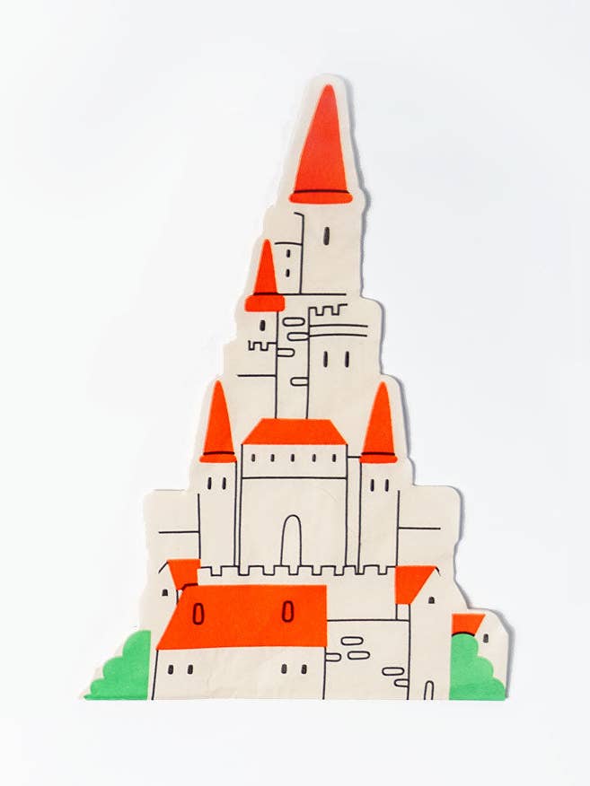 Castle Napkins - Princess Mirror Mirror Party for wholesale by POP Party Supplies, LLC