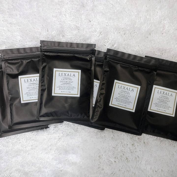 Lexala Fragrance Co. - Wholesale Laundry Detergent Powder/Pods - Laundry Detergent Sample Packs