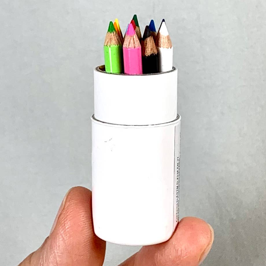 BCmini - Wholesale Colored Pencil - 21602 12 sets of 12 mini pencils in mini paper tube-1223