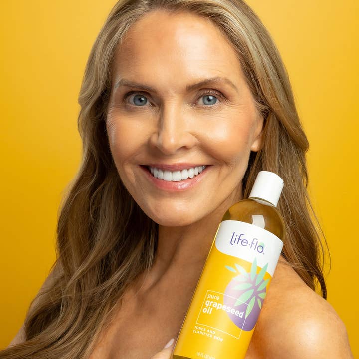 Life-Flo - Wholesale Bath/Body Oil - Pure Grapeseed Oil 16o1