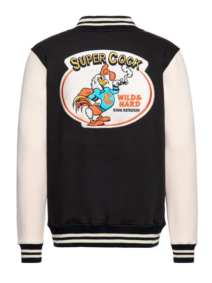 KING KEROSIN – Engroshandel College-/baseballjakke – Mænd – Super Cock collegejakke