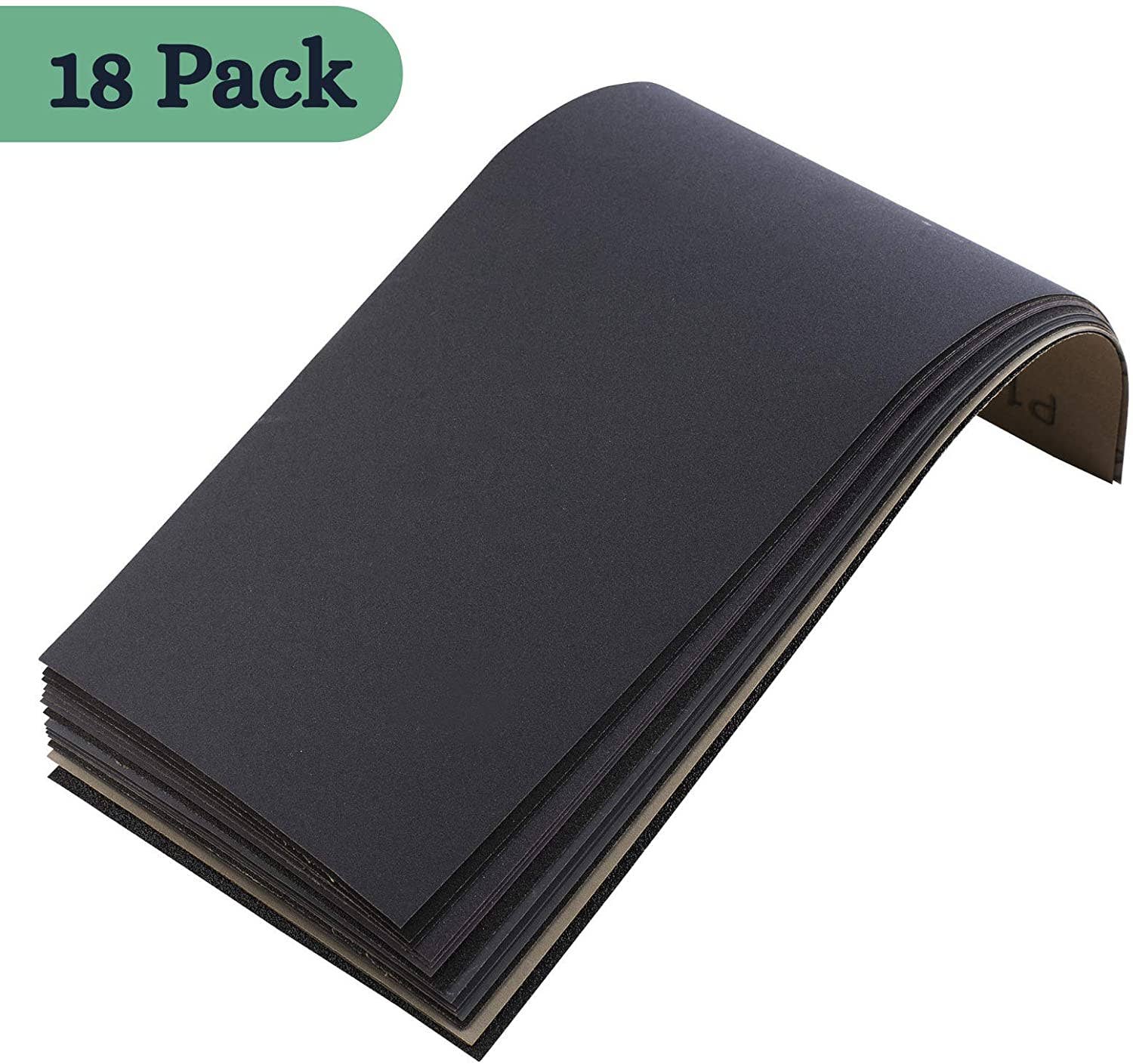 Bates Choice - Wholesale Sandpaper/Pad - Bates- Sandpaper, 18 Pack, Assorted Grit1