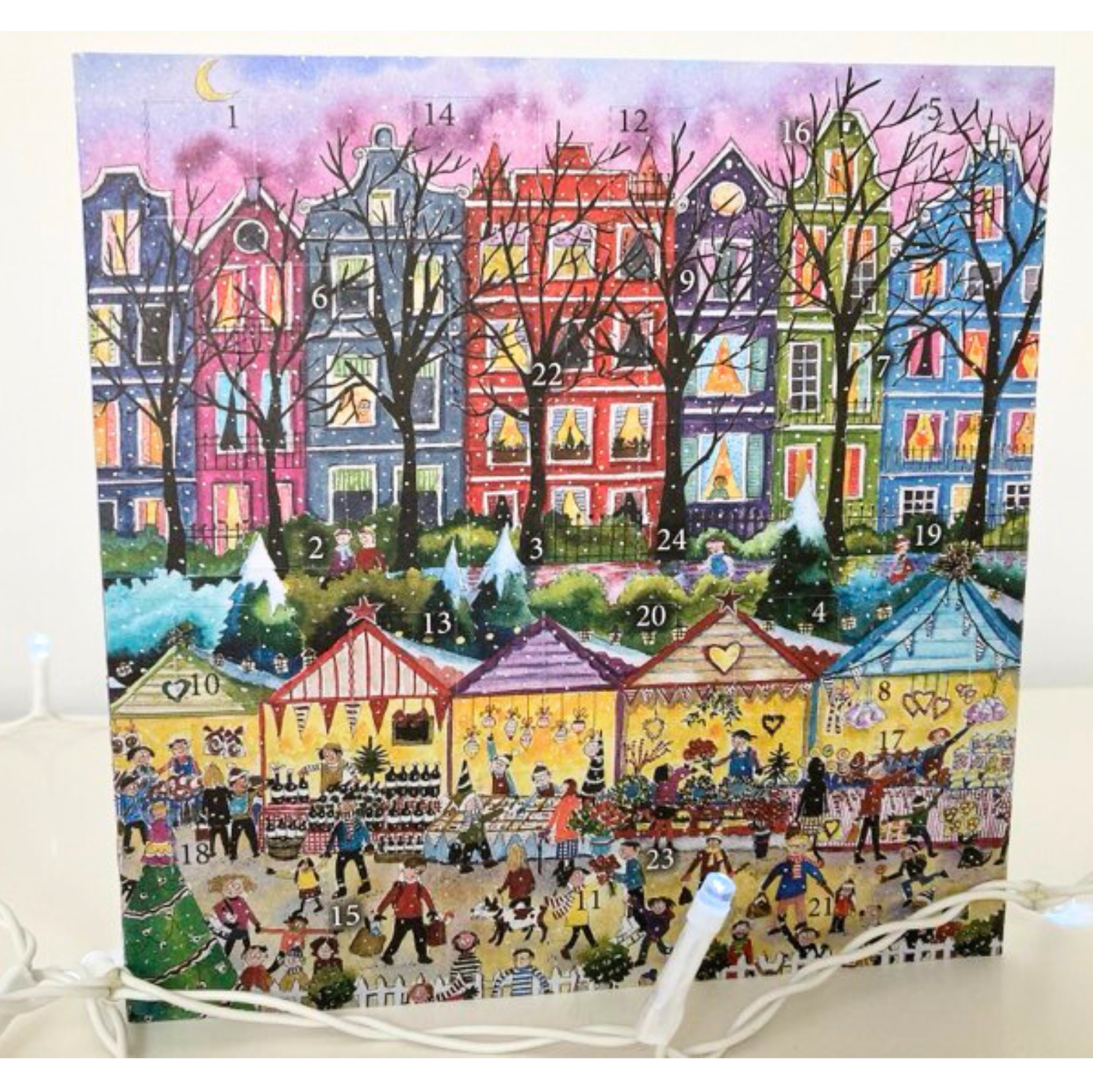 Lilac Tree Designs - Wholesale Advent Calendar - Christmas Market Advent Calendar Card   1