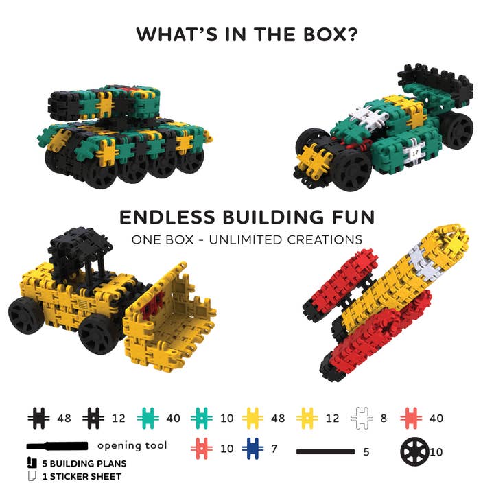 CLICS NV - Wholesale Building Set - Kids - Nano Clics - Transport Builders - 250pcs2