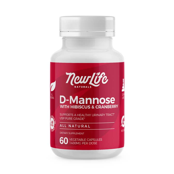 D-Mannose met Cranberry- en Hibiscusextract 1400 mg voor wholesale door NewLife Naturals