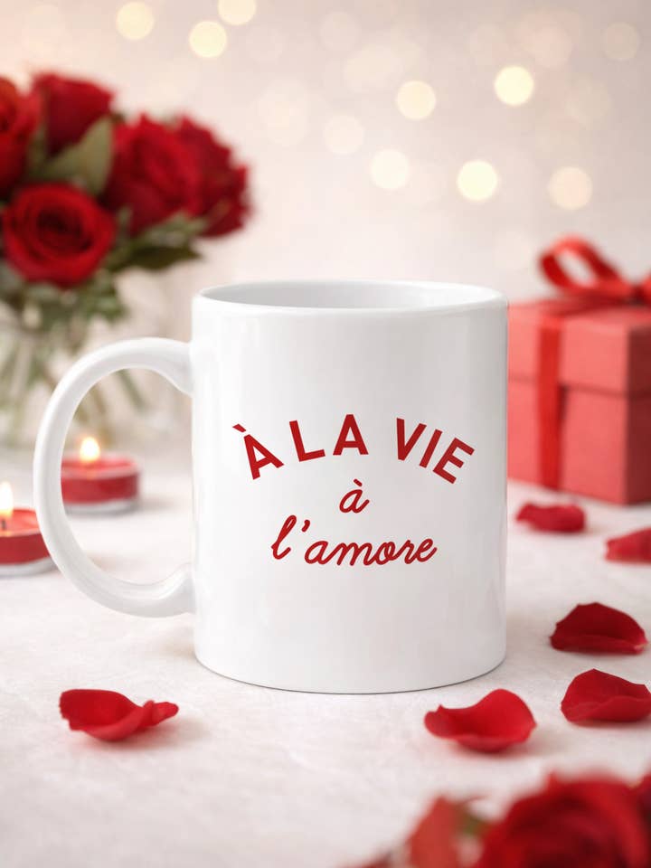 Mug amore pour la vente par Un baiser français s'il vous plaît