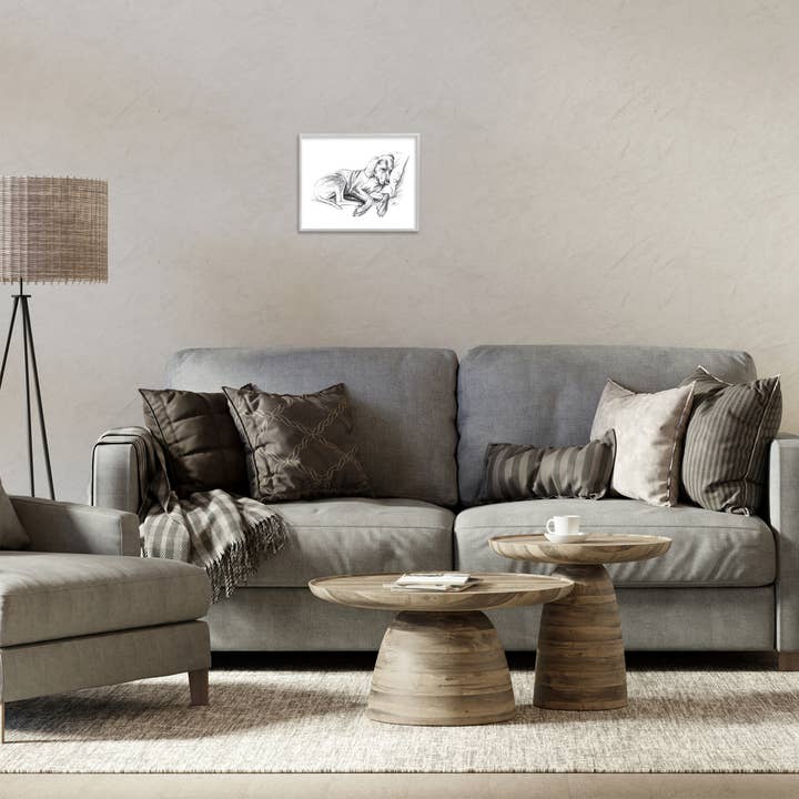 Stupell Industries - Wholesale Wall Decor - Kids & Baby - Napping Dog Drawing Framed Art11