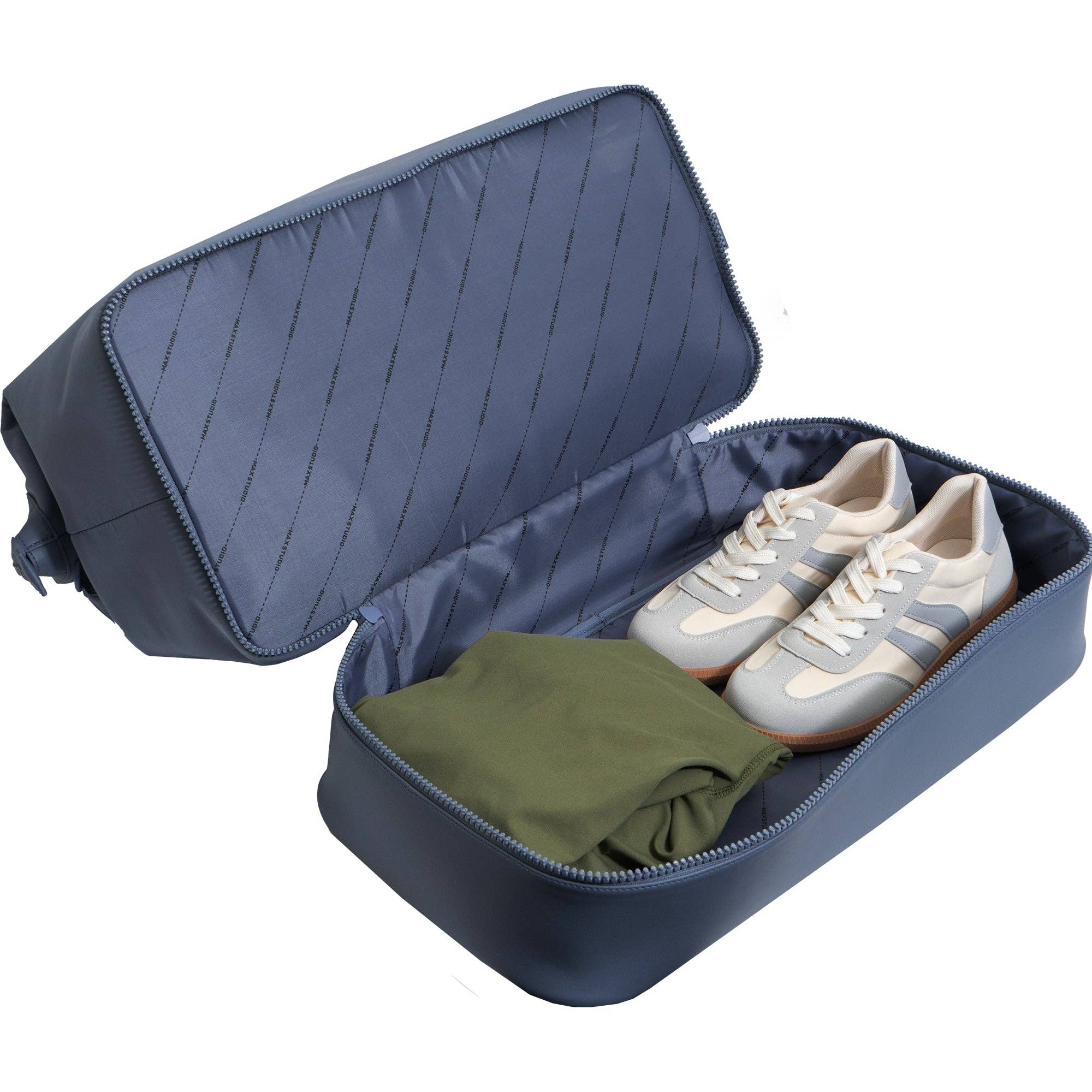 Magid - Wholesale Weekender Bag - Women's - Max Studio Sport Nylon & Faux Leather Drop Bottom Duffel Bag35