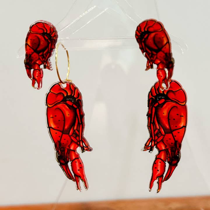 Aaron Grey Co - Wholesale Dangle Earrings - Boiled Crawfish Studs & Dangles1