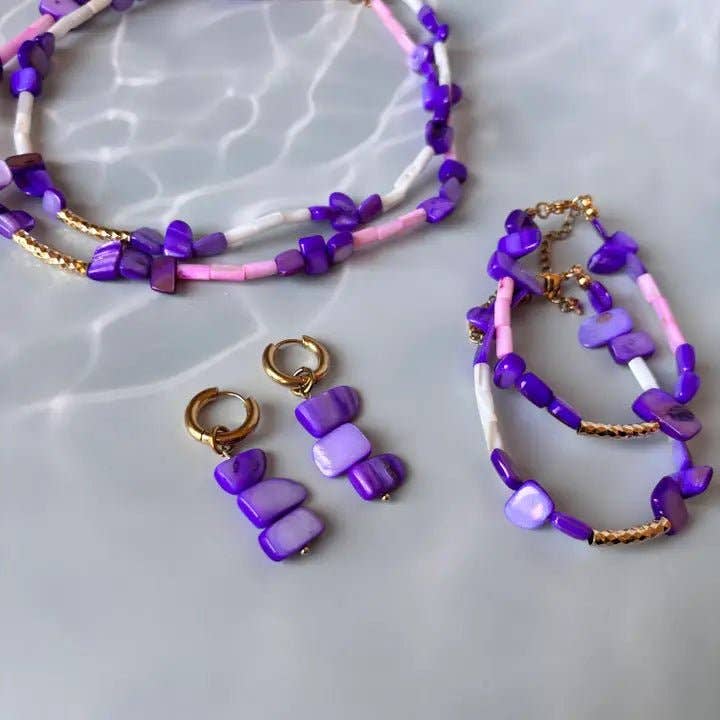 OE! - Wholesale Beaded/Pearl Necklace - Seashell Harmony - collana1