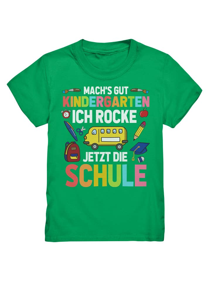 Tigerlino® - Wholesale Screen Printed T-Shirt - Kids - Schoolchild school enrollment children back to school T-shirt5