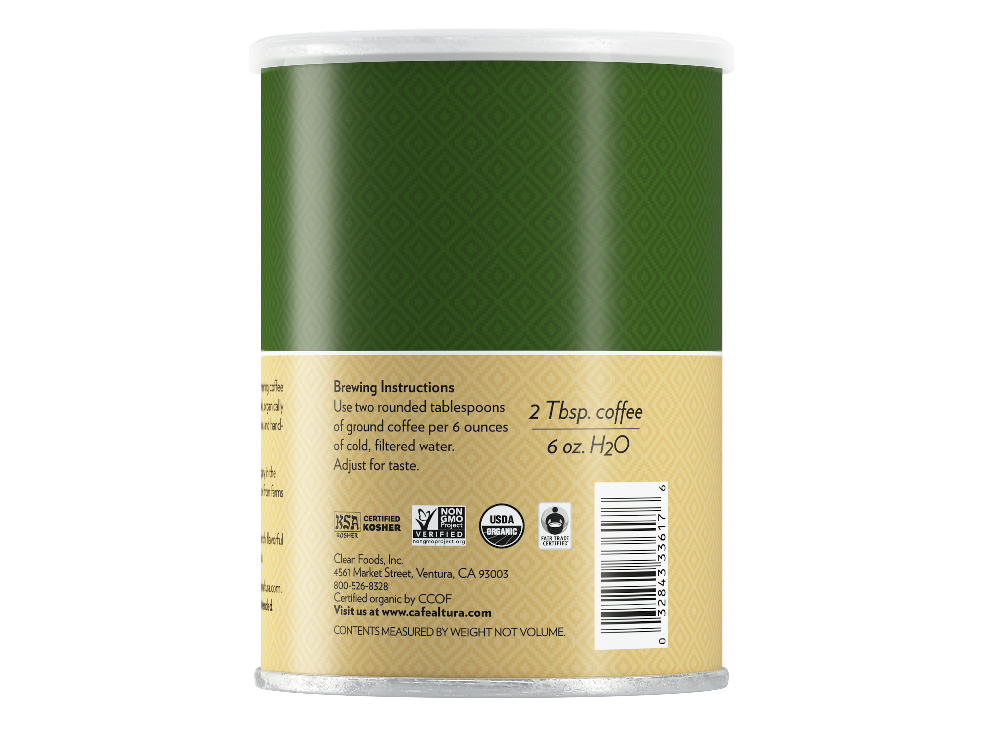 Cafe Altura - Wholesale Ground Coffee - Organic Café Altura Dark Blend - 12oz Ground Coffee1