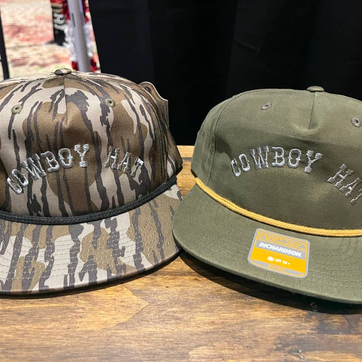 Cowboyhat broderet truckerhat for engroshandel hos Diva Bling By Jenn