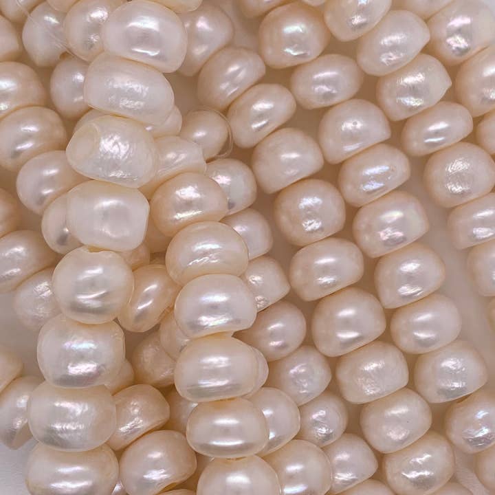 Large Whole Pearls, Wholesale Beads, 6x10mm Freshwater Pear for wholesale by The Bead Bazaar