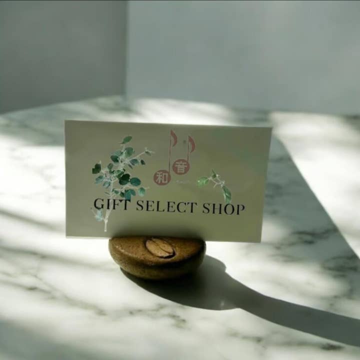 Upcycled Coffee Grounds Card Holder: Eco-Friendly, Handmade for wholesale by 「FUNJI」In Japan