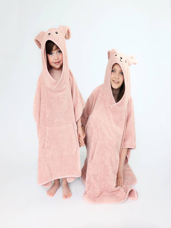 Protestant Uitpakken Duizeligheid Rabbit Animals Kinder Handdoek Poncho met capuchon 100% gekamd katoen voor  je winkel | Faire