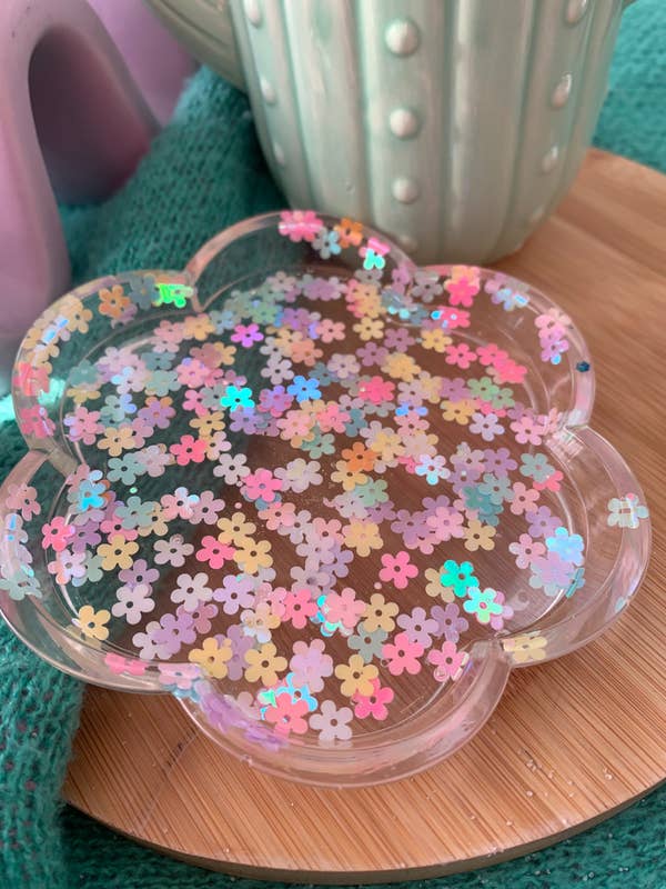Flower Trinket/Coaster for wholesale by Katie Morags