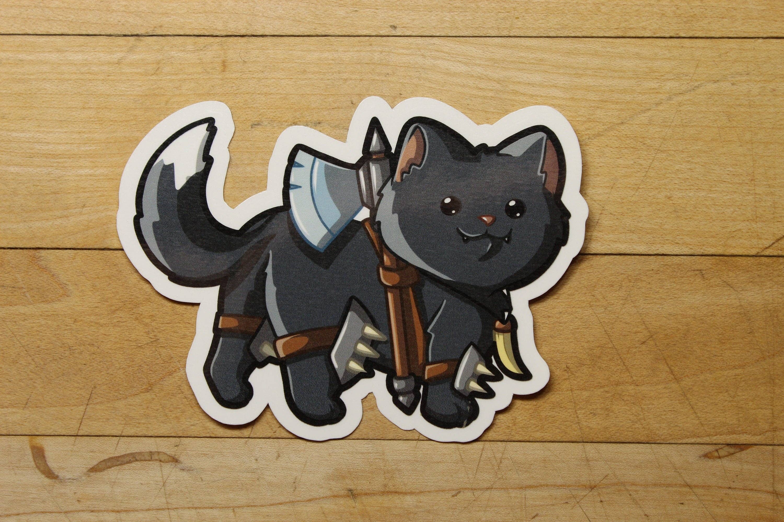 Mega Kawaii Cuties - Wholesale Sticker - Cat- Barbarian Sticker3