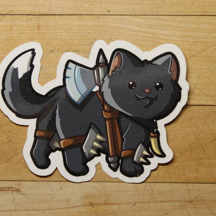 Mega Kawaii Cuties - Wholesale Sticker - Cat- Barbarian Sticker3
