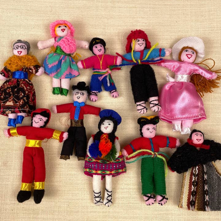 Tesoros Trading Company – wholesale Doll – Kids – Arpillera Dolls, Peru