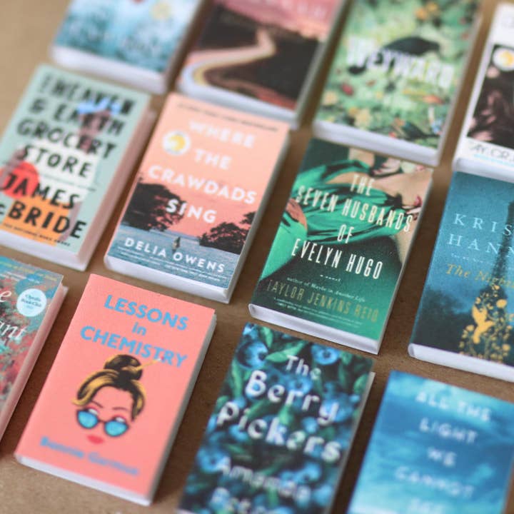 The Sticker Shop - Wholesale Decorative Figurine - Handmade Mini Historic Fiction Fantasy Book Set (12)2