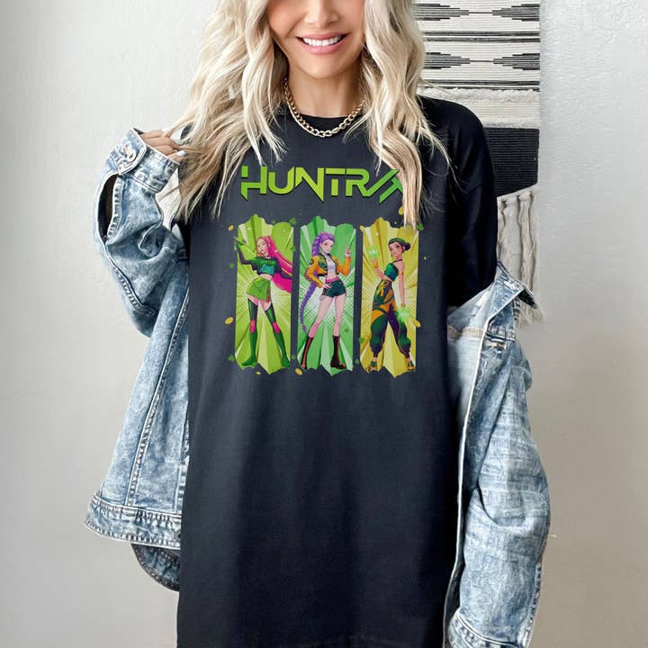 Shamrock St Patrick's Day Shirt, Lucky Shamrock Huntrix Tee for wholesale by CVH DREAMY LTD