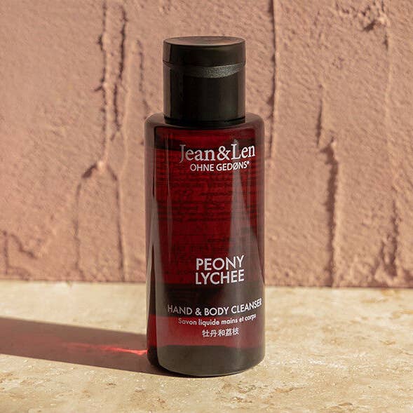 Jean & Len - Wholesale Body Wash/Shower Gel - Peony/Lychee Hand & Body Cleanser, Mini | Jean&Len0