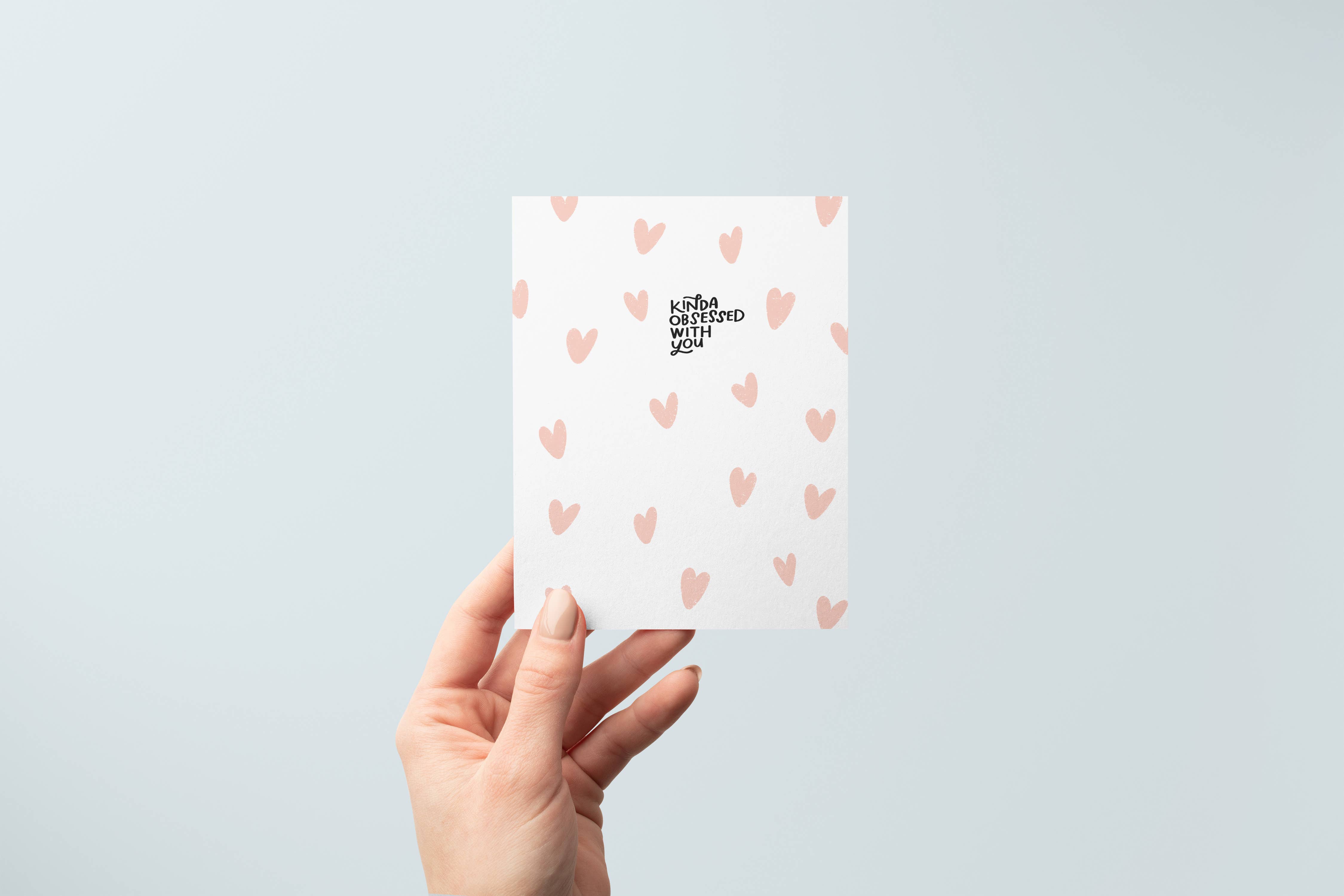 Just Follow Your Art - Wholesale Love Card - Kinda Obsessed Card | Funny Love & Friendship Cards2