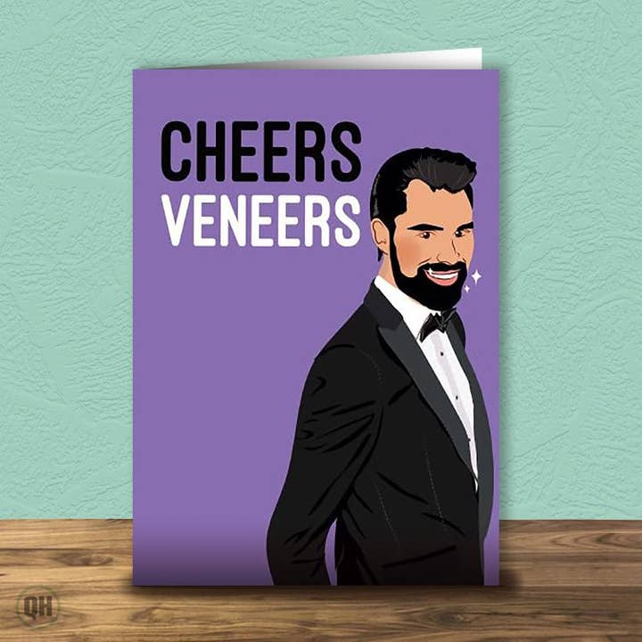 Cheers Finér - Rylan Clark fødselsdagskort for engroshandel hos Quitting Hollywood