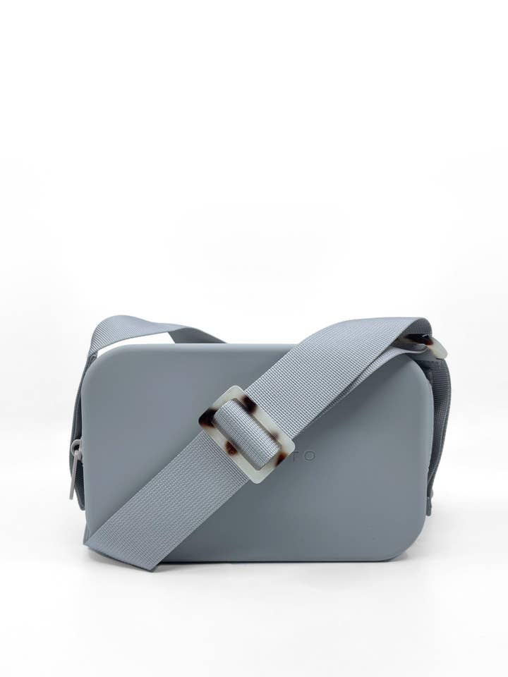 Set clásico Splashkit de color gris pizarra, correa gris pizarra con ajustador blanco en forma de tortuga para venta al por mayor de Viajecito