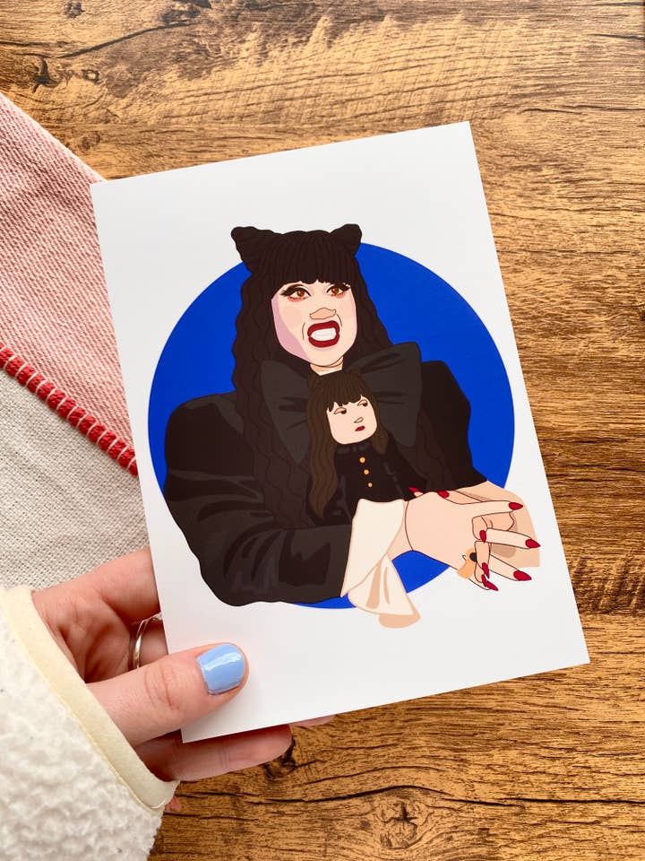 Mini stampa artistica opaca Nadja per la vendita all'ingrosso da parte di Tess Givnish Artist