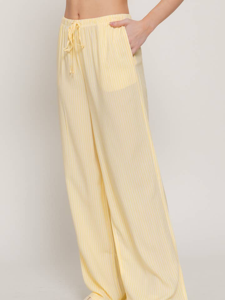 Taljebånd med snorstribeprintede vævede bukser for engroshandel hos Active Basic | Active USA