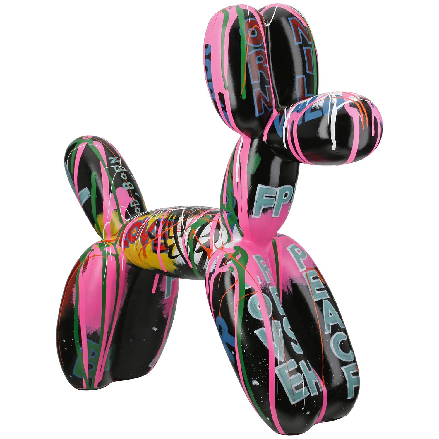 Figure Dog Pallone black H. 120 cm, PU 1 for wholesale on Faire2