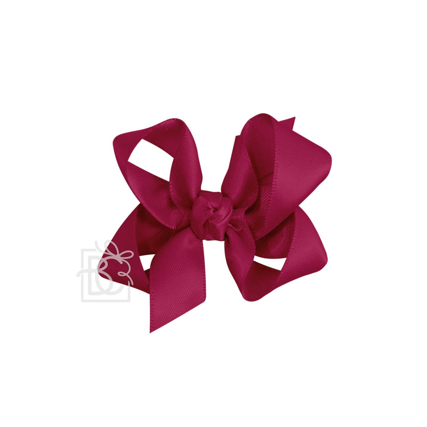 Beyond Creations, LLC - Wholesale Hair Bow - Kids - SATIN BOW ON CLIP176
