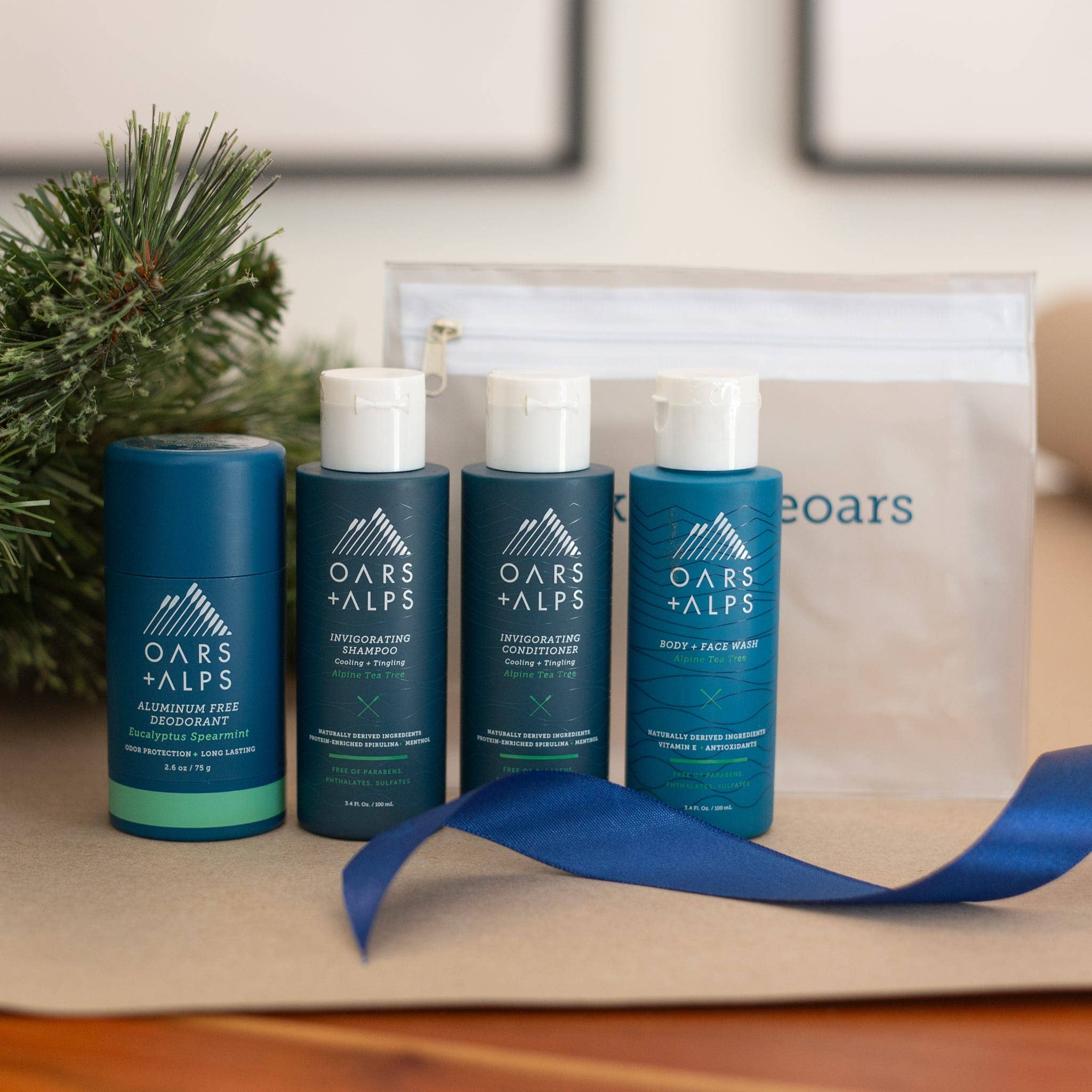 Oars + Alps - Wholesale Bath & Body Set - Clean Getaway Kit Men's Travel Essentials Gift Set2