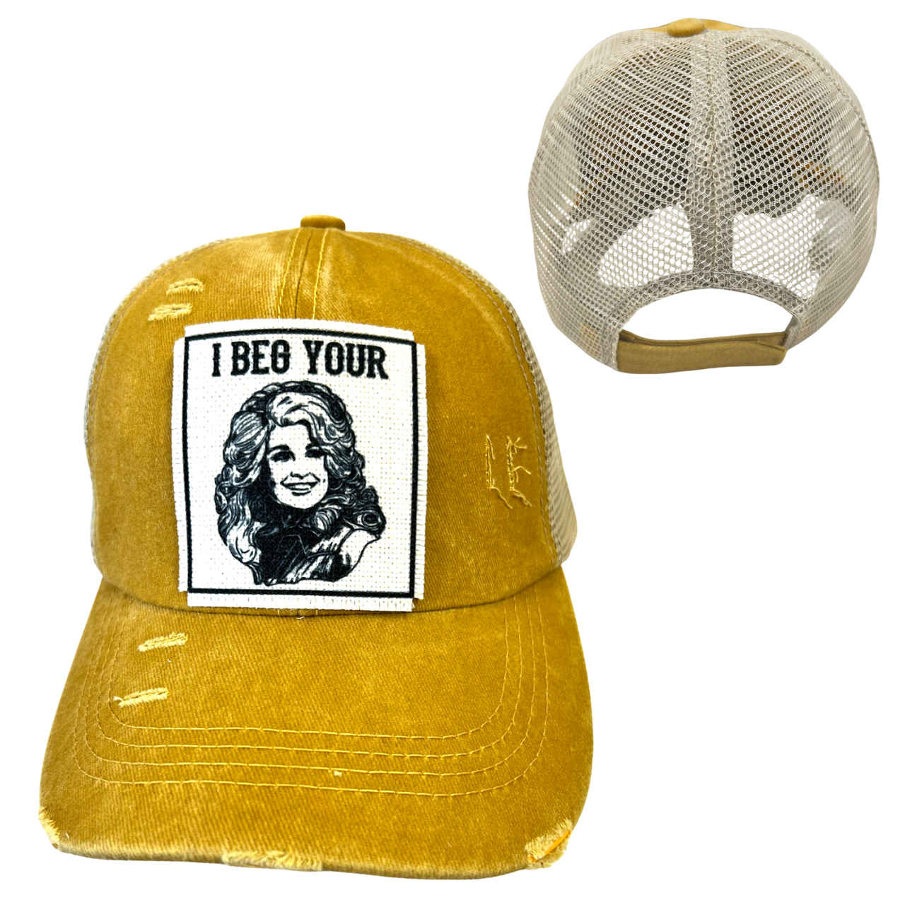 dkhandmade - Vente Casquette de camionneur – femme - JE VOUS EN PRIE VOTRE CASQUETTE | CHAPEAU DE FEMME | DÉTRESSÉ4