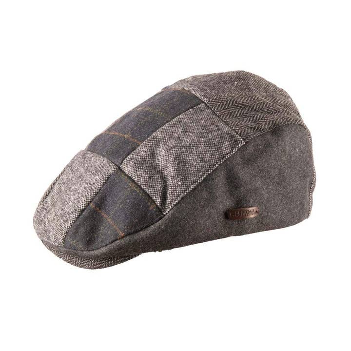 Heritage Traditions - Wholesale Flatcap - Men's - Tweed Patchwork Flat Cap2
