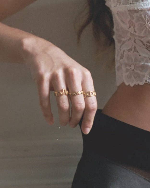 Sun Muse Studio - Wholesale Band/Stacked Ring - 'BLOSSOM Ring'7