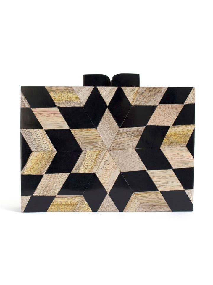 Modern Geometric Box Bag for wholesale by Equal Hands