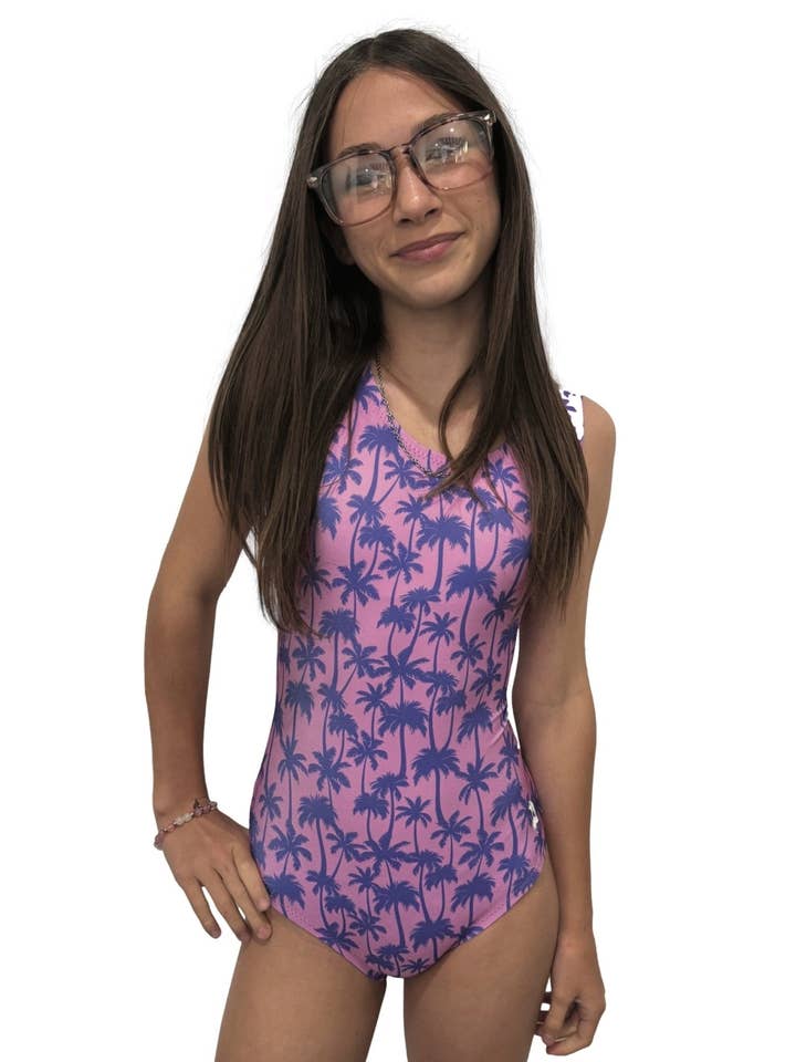 Maillot de Gimnasia de Palmeras para Niñas - Maillot Divertido y Cómodo de Foxy para venta al por mayor de Foxy's Leotards
