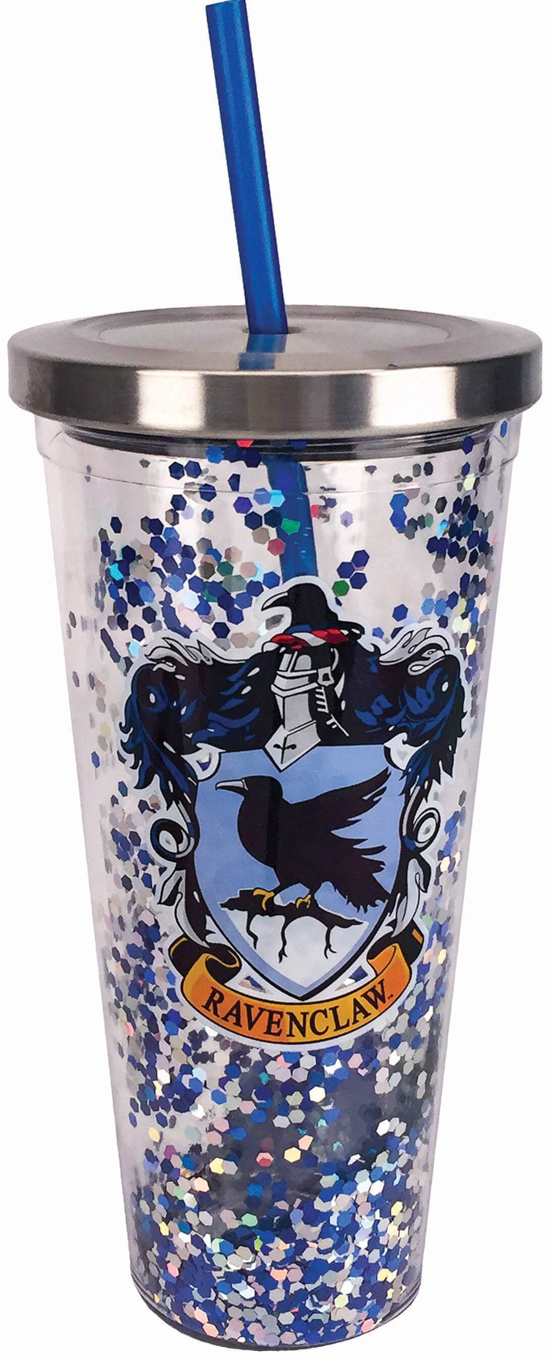 Spoontiques, Inc - Wholesale Insulated Mug/Tumbler - Ravenclaw Glitter Cup0