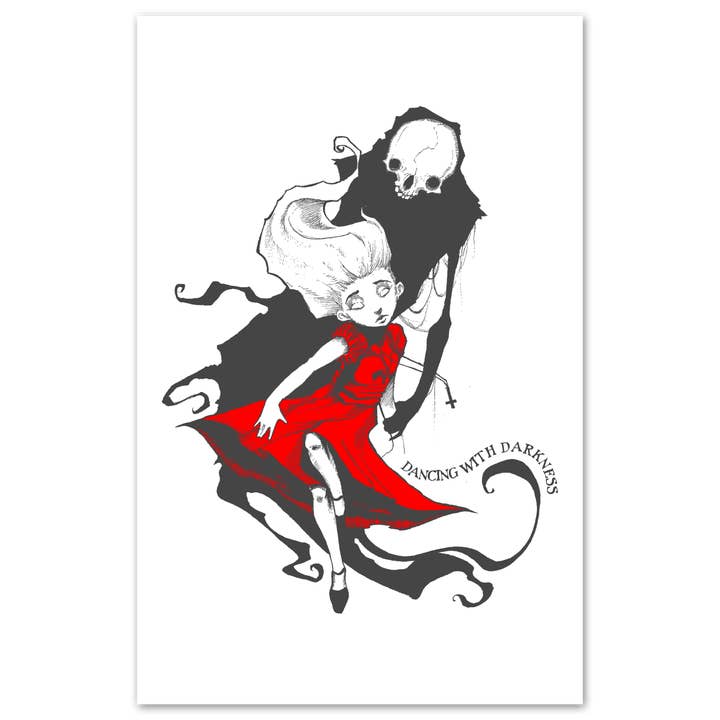 Dancing with Darkness Print for wholesale by Any Means Necessary