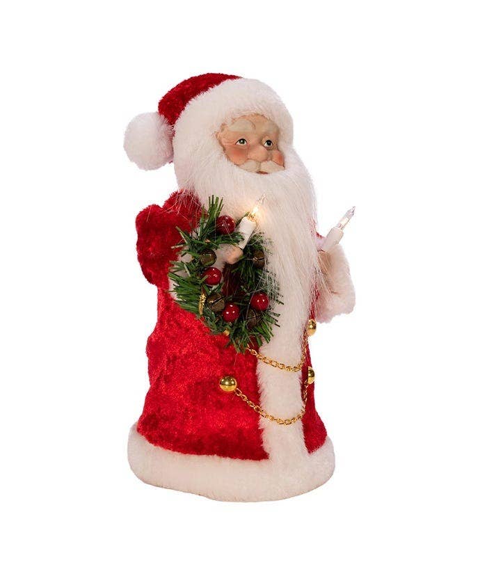 Kurt S. Adler, Inc. - Wholesale Tree Topper - 10" UL 10/L SANTA TREE TOPPER1