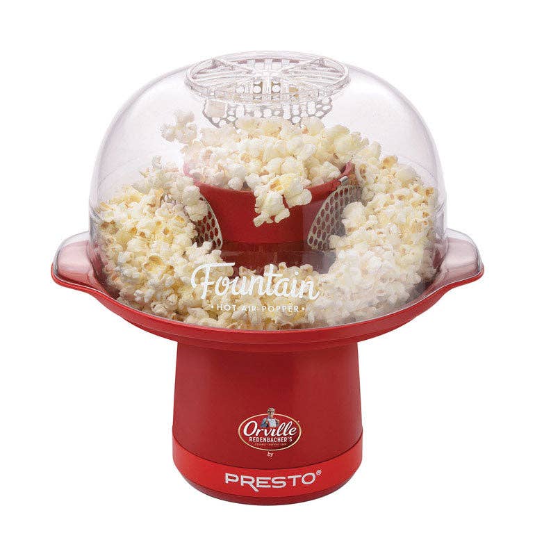 Everyday Supply Co - Wholesale Kitchen Appliance - Presto Gloss Red 20-Cup Air Popcorn Machine
