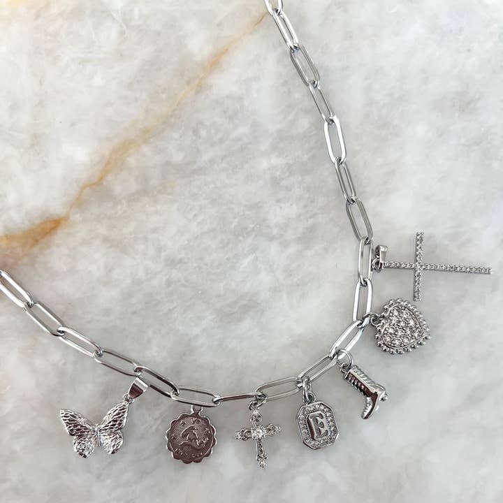 Silver Paperclip Link Chain for wholesale by It's Especially Lucky