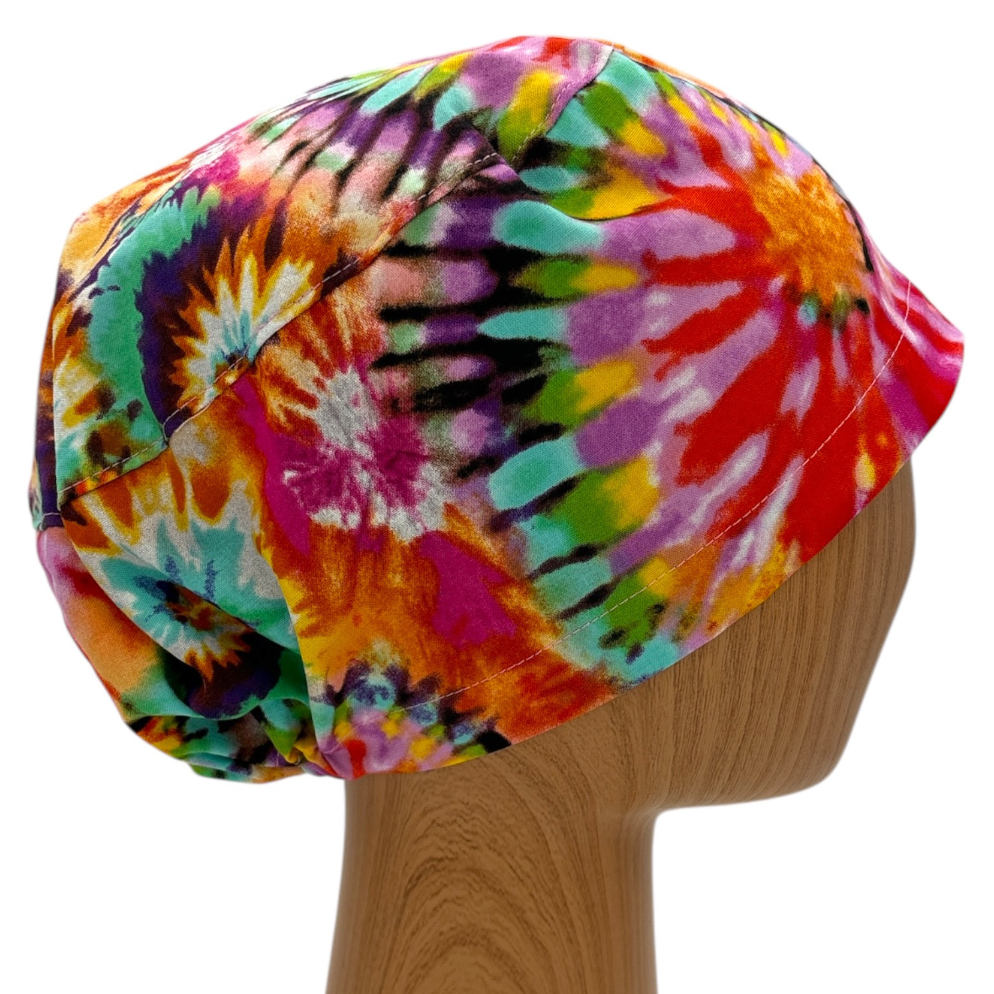 SewingLabPlus - Wholesale Healthcare Uniform - Women's - Scrub Cap Euro Style Tie Dye Scrub Hat Healthcare Accessory0