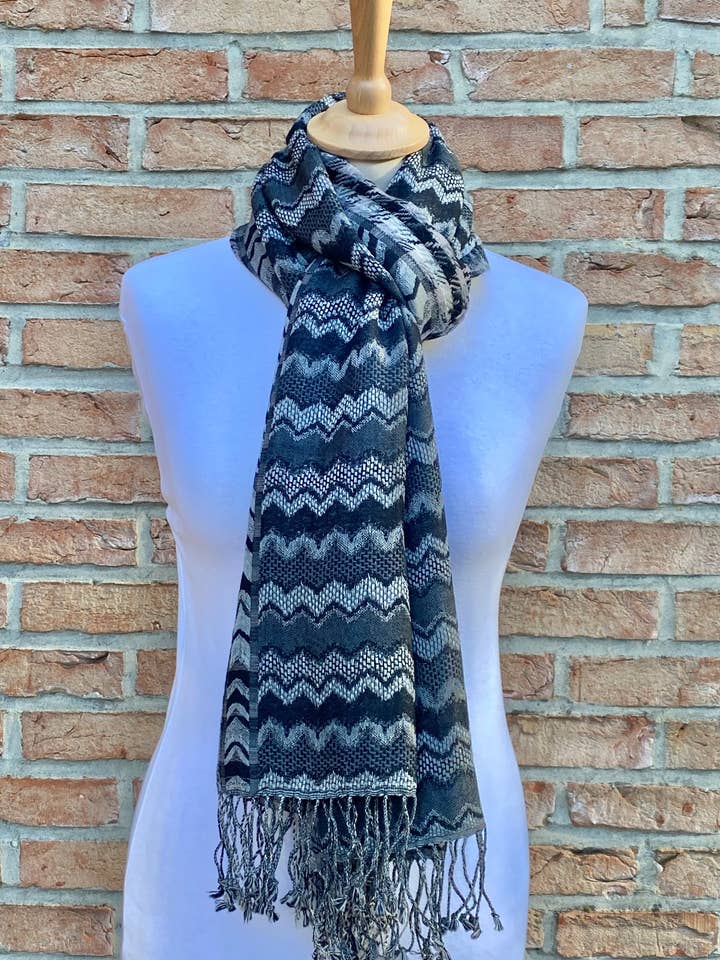 CHENAI SCARF - 100% WOOL for wholesale by DIWALI PARIS