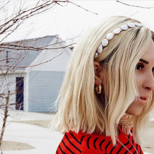 Moxie x Hettie „Ocean Pearl pandebånd“ for engroshandel hos Hettie Hair Accessories